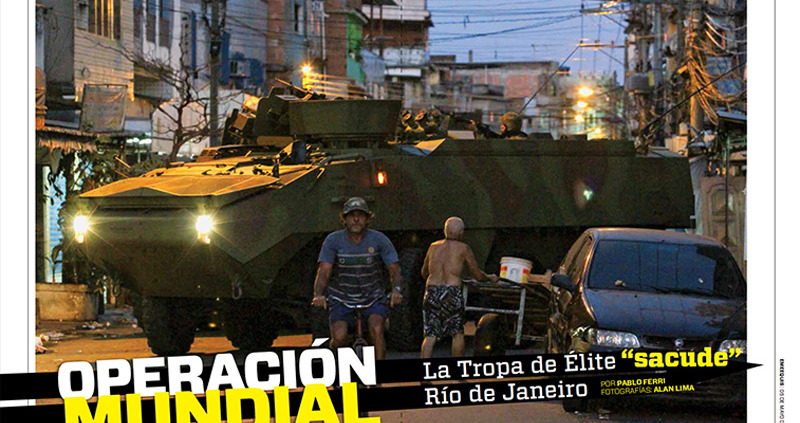 Tropas de Elite,  pelicula que explica la  violencia en las  favelas de Brasil.