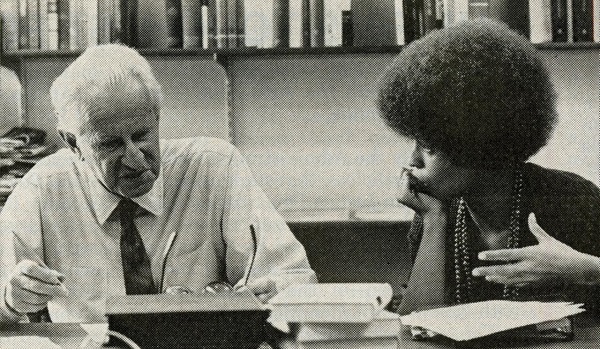 Herbert Marcuse y Angela Davis