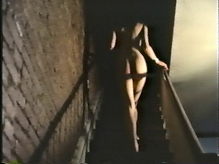 Desnudo subiendo una escalera: Annette Haven en un fotograma de Anna Obsessed (1977)