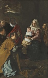 Adoración de los Reyes Magos. 1619 Diego Velázquez. Museo Nacional del Prado.
