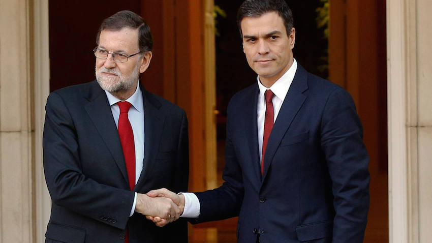 Rajoy y Sanchez