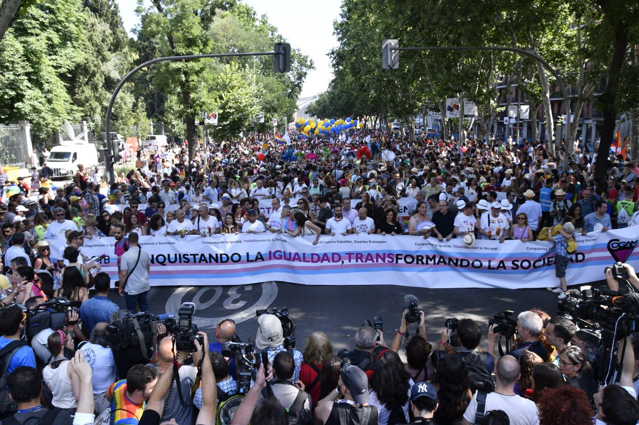 Orgullo Madrid 2018, foto Agustín Millán