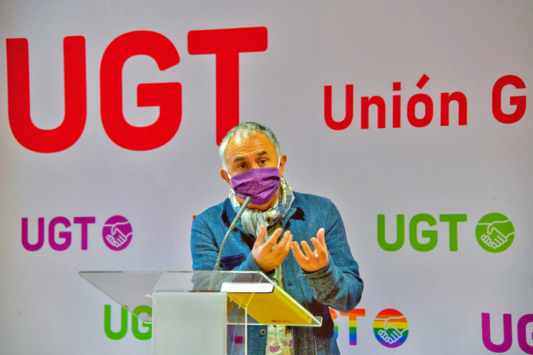 Pepe Álvarez, secretario general de UGT, foto Agustín Millán