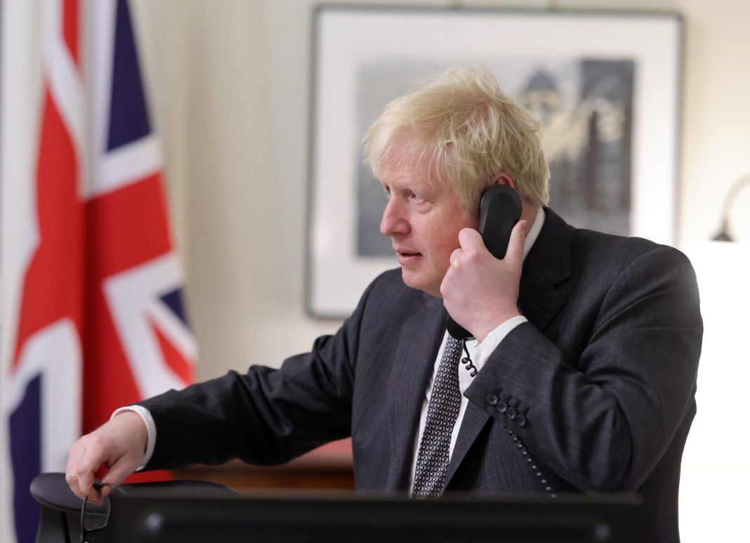Boris Johnson en una foto de archivo.