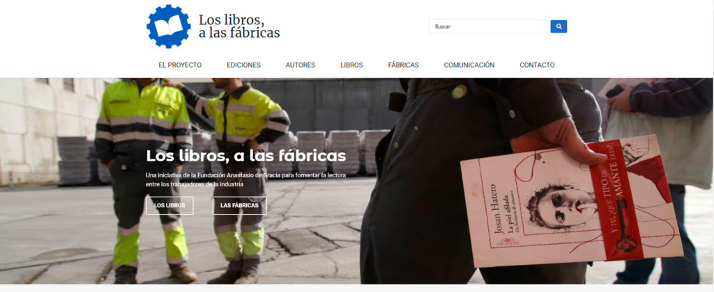 El proyecto ‘Los libros a las fábricas’ de la Fundación Anastasio de Gracia