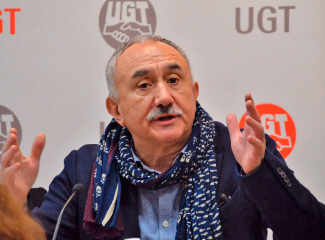 Pepe Álvarez, secretario General de UGT, foto Agustín Millán