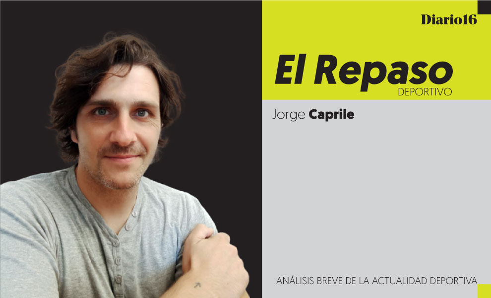 Cabecera de El Repaso Deportivo, sección de análisis de la actualidad deportiva por Jorge Caprile.