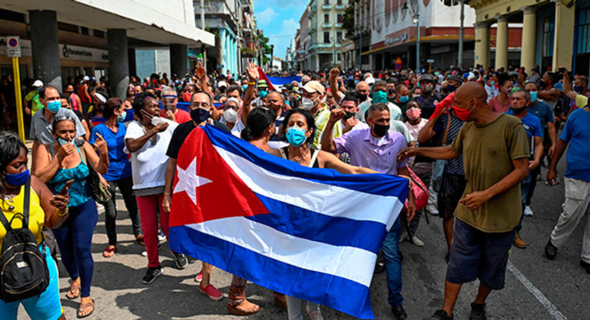 Manifestaciones inéditas en Cuba