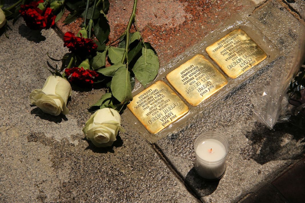 Stolpersteine de republicanos españoles que murieron en campos de concentración