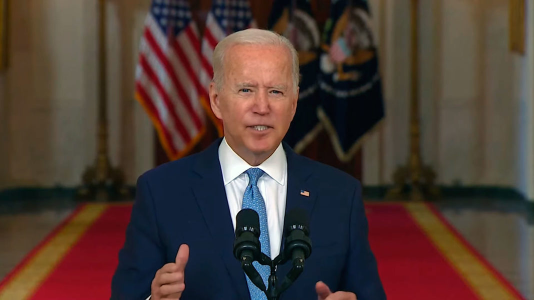 El presidente de EE.-UU., Joe Biden sobre el fin de la guerra en Afganistán