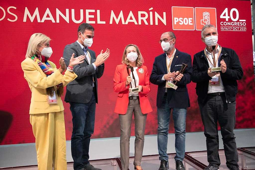 Un momento del 40 Congres del PSOE de Sánchez.