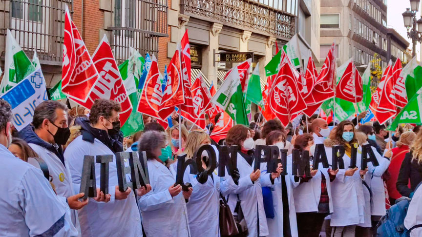 Los sindicatos dicen basta al maltrato de Ayuso en la Atención Primaria, foto UGT-Madrid