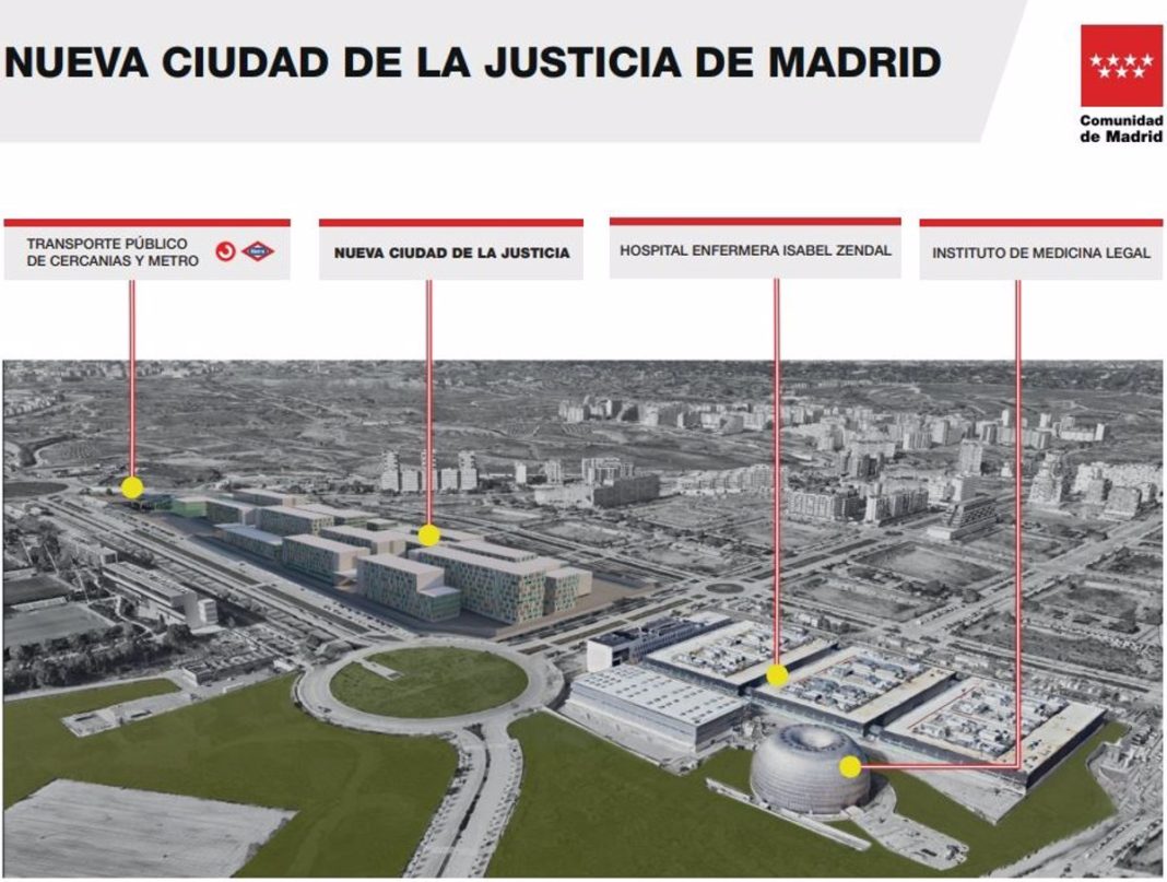 Proyecto de la nueva Ciudad de la Justicia de Madrid