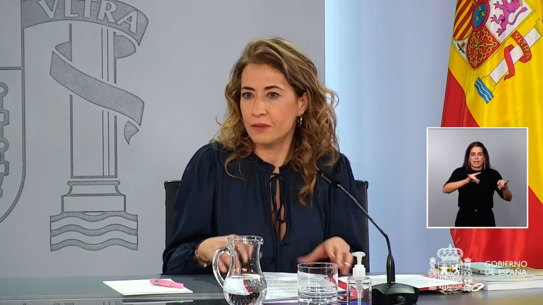 Raquel-Sánchez,-ministra-de-Transportes,-Movilidad-y-Agenda-Urbana