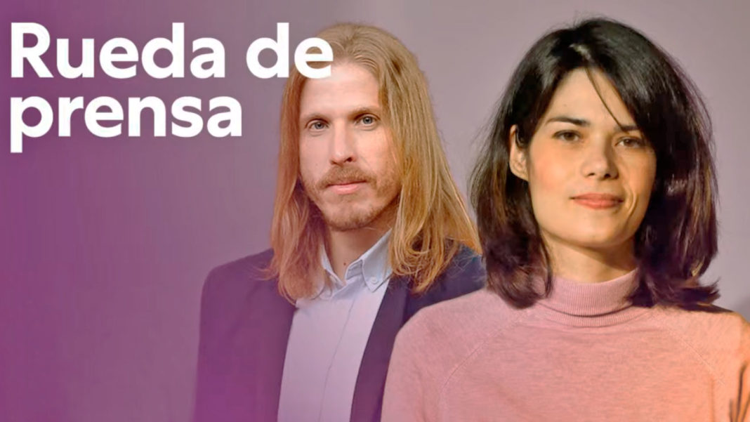 Rueda de prensa de Isa Serra y Pablo Fernández, Unidas Podemos.psd