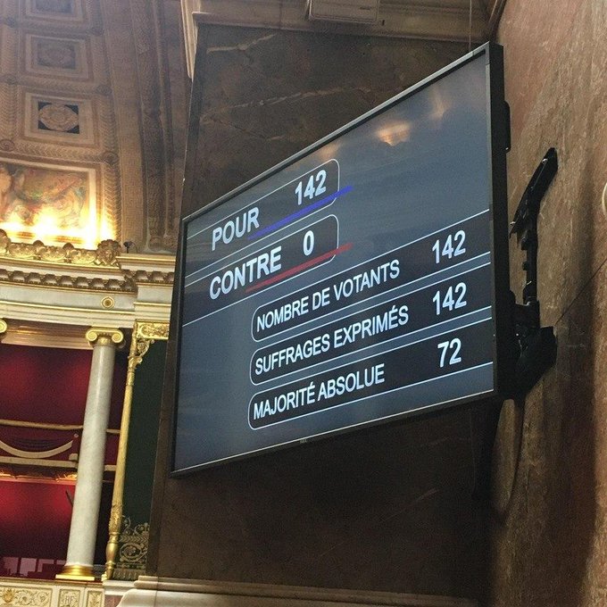 Votación Asamblea Francia