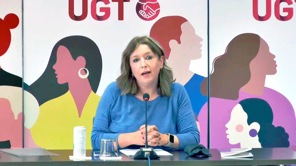 Ana García de la Torre, secretaria de Salud Laboral de UGT