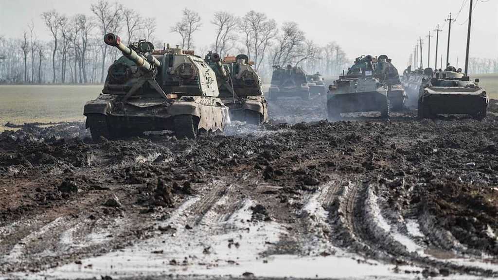 Tanques en el frente de Kiev.