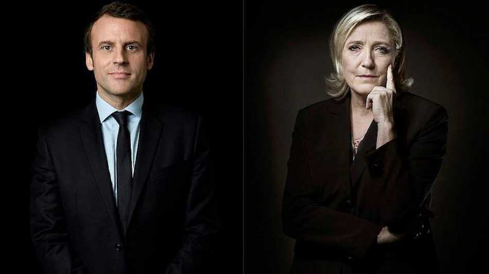 Macron y Le Pen se disputan el poder en Francia en la segunda vuelta.