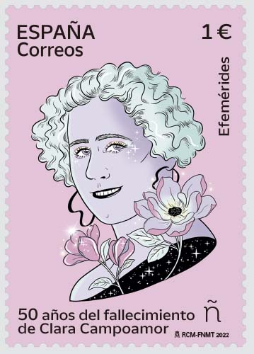 Correos presenta un sello dedicado al 50 aniversario del fallecimiento de Clara Campoamor