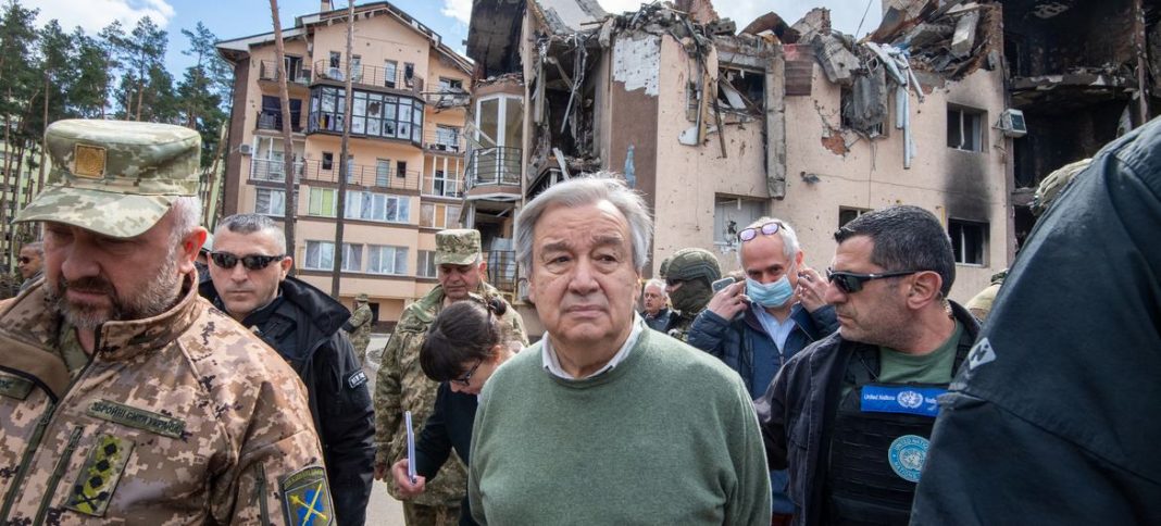 Guterres en Ucrania: La guerra es malvada, absurda e inaceptable