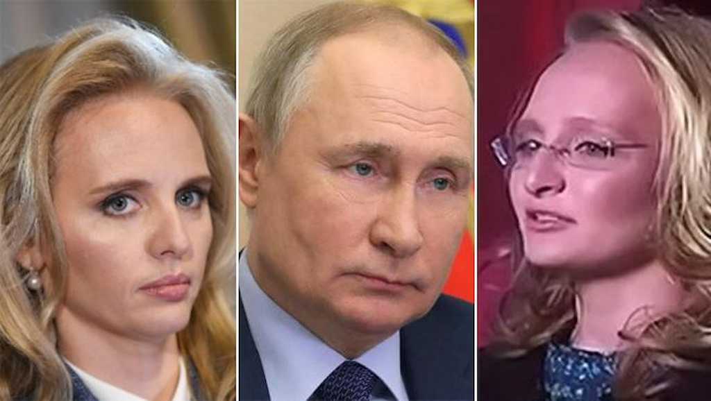 Putin y sus hijas.
