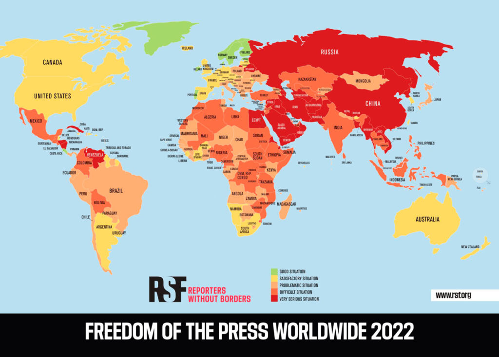 Clasificación Mundial de la Libertad de Prensa