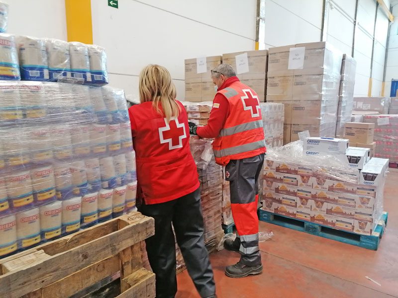 Cruz Roja repartirá más de 76 millones de kilos de alimentos a lo largo del programa FEAD 2022