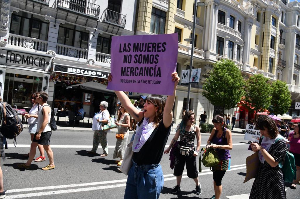 Manifestación abolicionista en Madrid, fotos de Agustín Millán