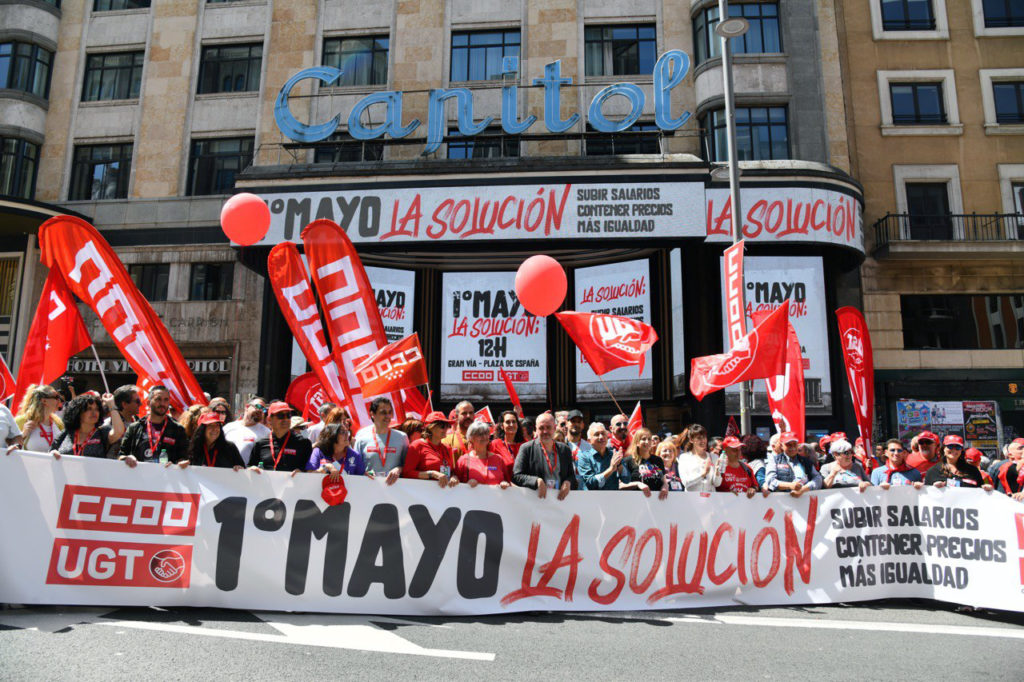 Pimero de Mayo, UGT, foto Agustín Millán