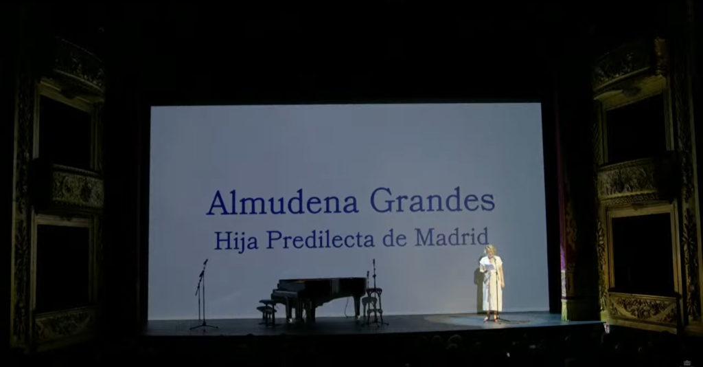 Almudena Grandes, Hija predilecta de Madrid