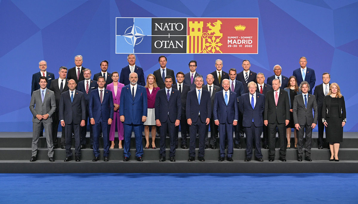Foto de familia de la Cumbre de la OTAN en Madrid