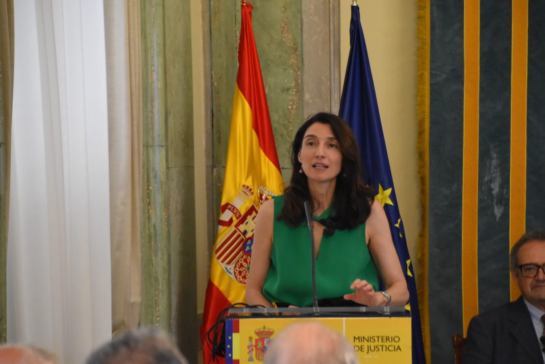 La ministra de Justicia, Pilar Llop, ha presentado hoy la Memoria 2021 de Hallazgos Toxicológicos en Víctimas de Accidente de Tráfico