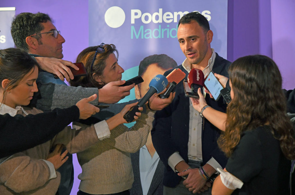 Roberto Sotomayor, candidato de Podemos la alcaldía de Madrid, foto Agustín Millán