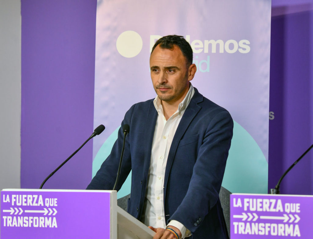 Roberto Sotomayor, candidato de Podemos la alcaldía de Madrid, foto Agustín Millán