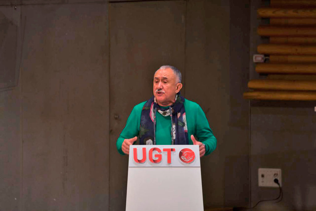 El secretario deneral de UGT, Pepe Álvarez foto Agustín Millán