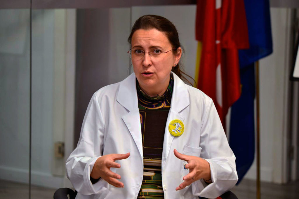 Ángela Hernández Puente, secretaria general del sindicato médico, Amyts, foto Agustín Millán