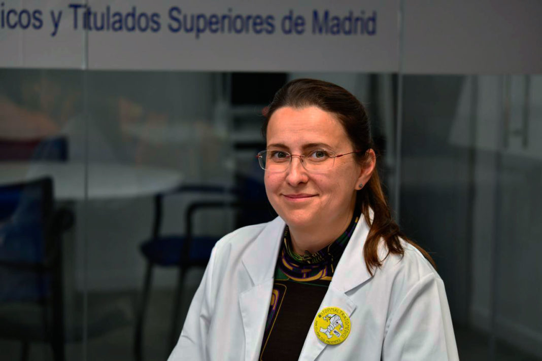 Ángela Hernández Puente, secretaria general del sindicato médico, Amyts, foto Agustín Millán