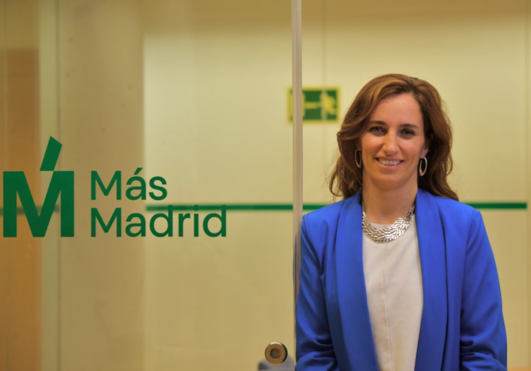 Mónica García, en un momento de la entrevista | Foto: Agustín Millán