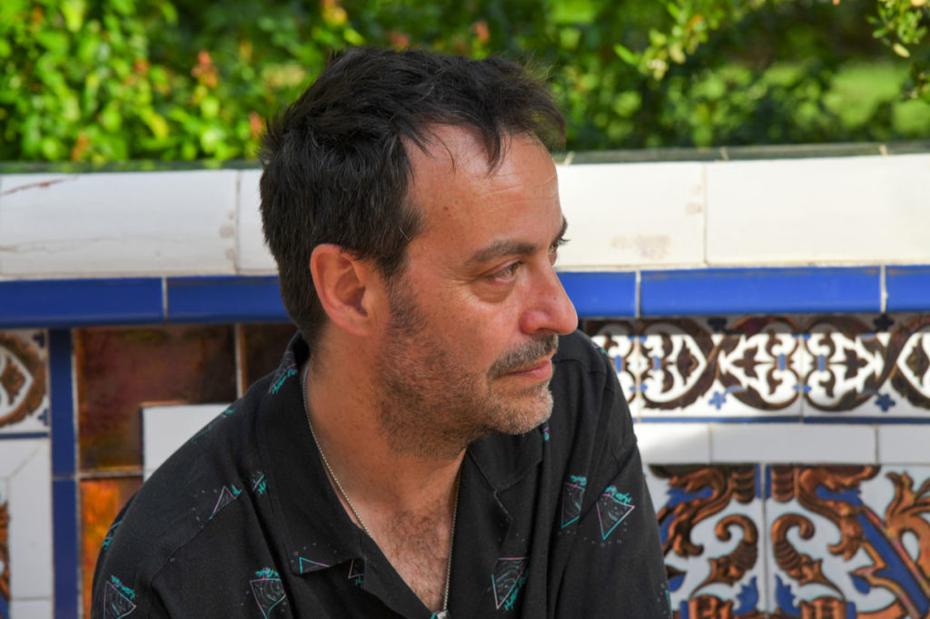 Agustín Martínez, autor y productor de la trilogía ‘La caza’, foto Agustín Millán